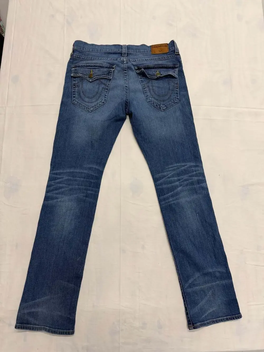 True Religion Ricky Relaxed Straight Leg Jeans Size 36
